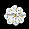 decorative wool crochet handmade flower for clothing patches