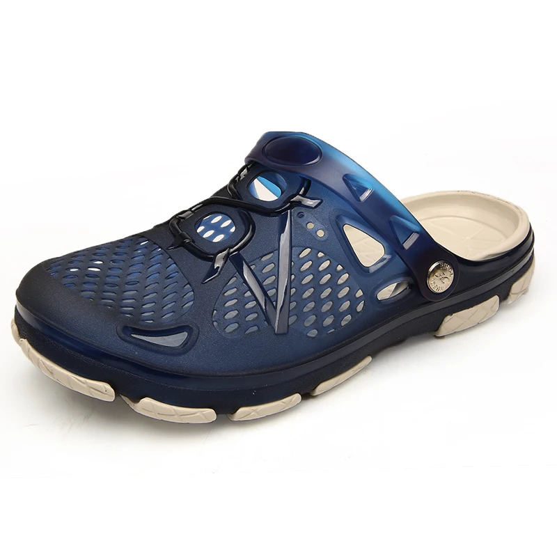

YT slippers trend summer non-slip soft bottom outdoor Closed toe garden hole sandals men, Picture