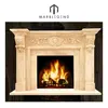 Custom ideas marble decorative fireplace surround