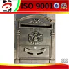 Apartment wall mounted aluminum mail box