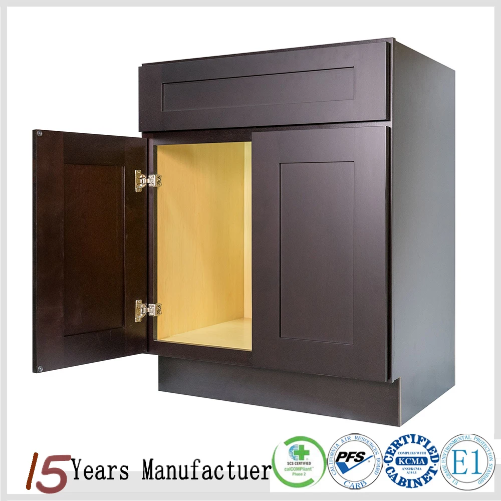 
Alibaba China American Shaker Style RTA Modular Wood Kitchen Cabinet Door Sale 