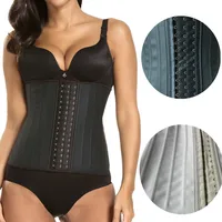 

New Women Latex Waist Trainer 25 Steel Bones Size 8XL