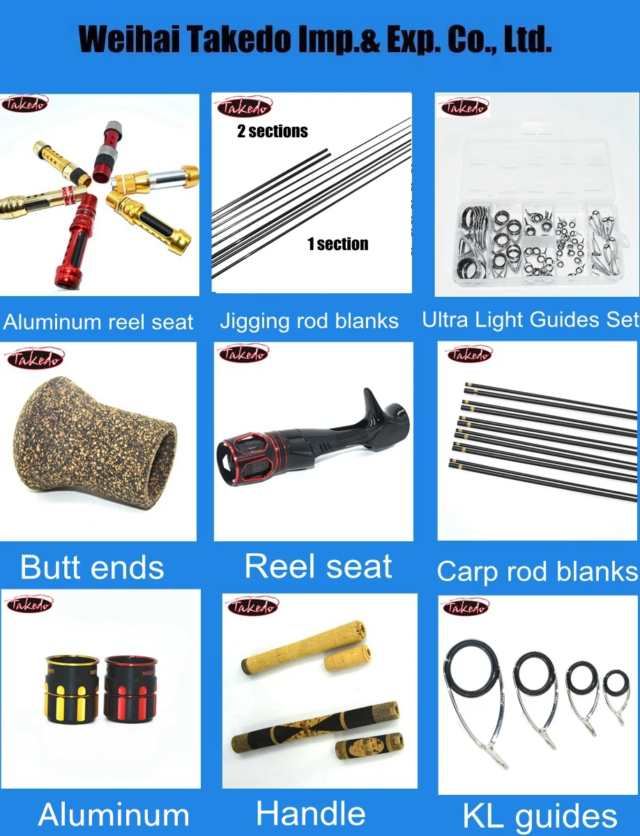 Takedo Ss304 Stainless Steel Ring Insert Guides For Carp Rods Sea