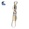 Fish tackle making components snap swivel crane swivel with interlock snap
