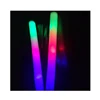 with shrink wrapping RGB concert cheering party event supplies logo customized led sponge foam stick