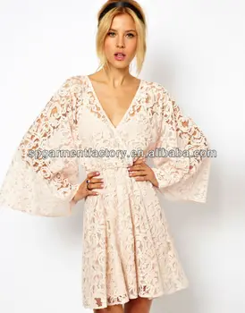 vestido manga kimono