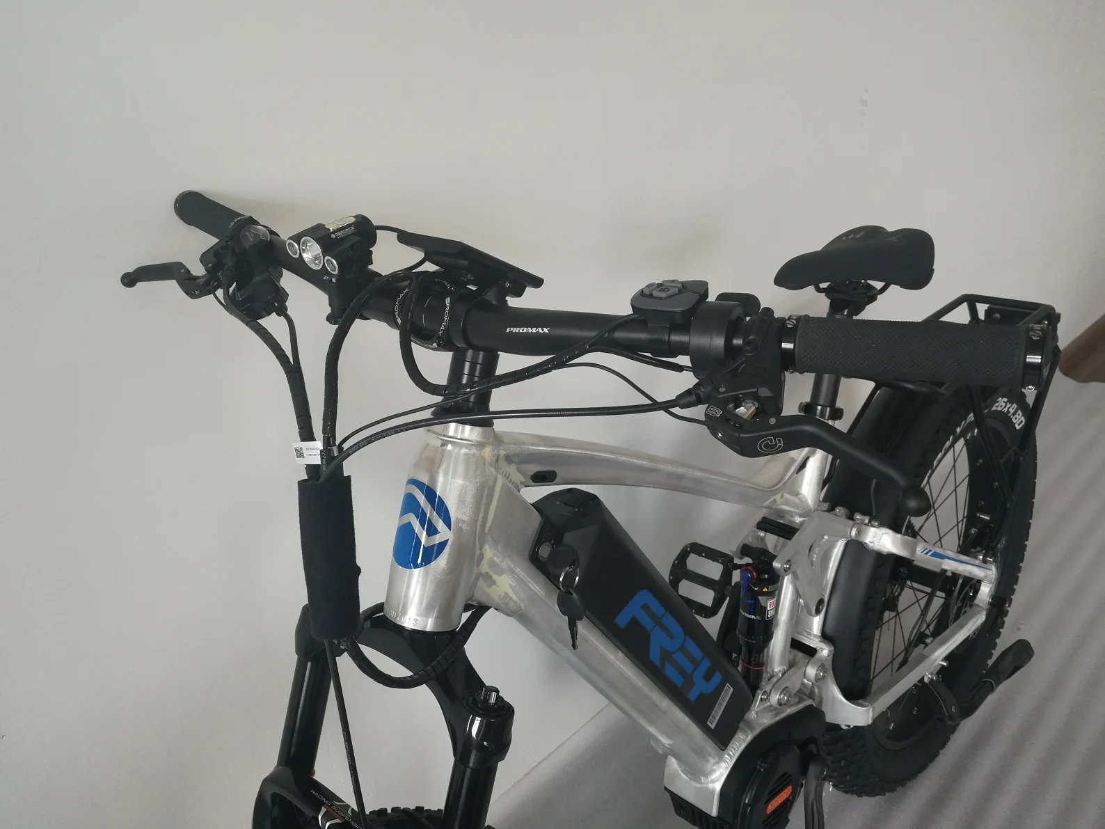 2019 FAT1000 2.0 full suspension electric fat bike developed by FREY.