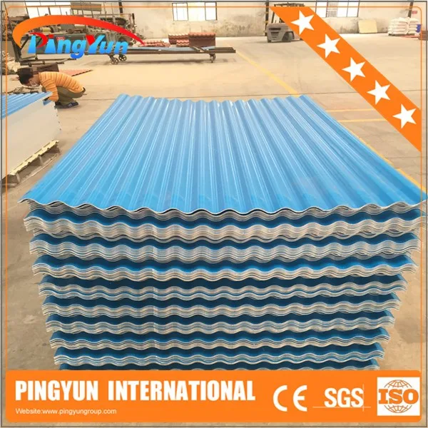 3 Layer Upvc Roofing Tile/4 Layers Glass Fibre Roof Tile/one Layer Pvc