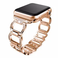 

Girl's style with Crystal stainless steel watch band For Apple watch band