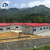 Temporary makeshift earthquake-proof anti mosquito house modular labor camp K house in construction for accommodation