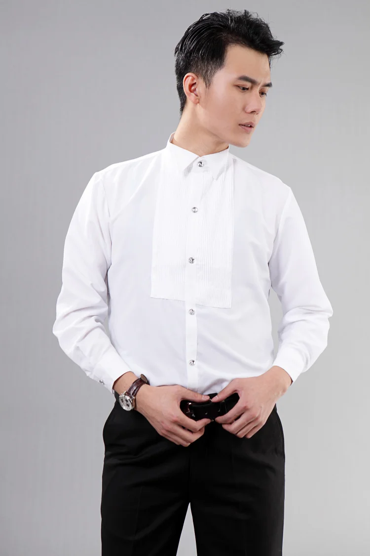 White Party Wear Shirt For Men Online 