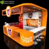 Welcome Christmas 2017 newest style fruit kiosk, fruit bar machine with your design conception