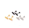 Surgical Steel Helix 3 Balls Cartilage Stud Tragus Ear Ring Stud Piercing Earring