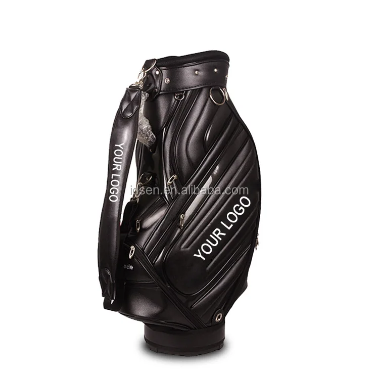 
Hot sale brand custom leather made golf bag stand for men 