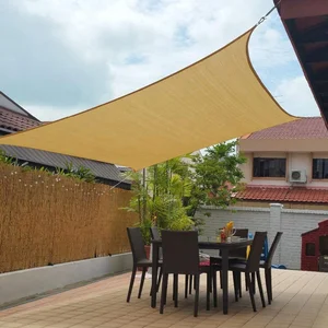 Image of China Factory Waterproof shade Tarp 2 x 2 Sun Shadow Square Shade Sail