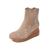 Stylish Warm Winter Shoes Woman Boots Winter Ankle Boots For Women Genuine Leather Snow Boots