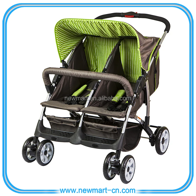 side by side double pushchair