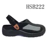 Europe market favored steel toe work time safety slipper/sandals for summer weather