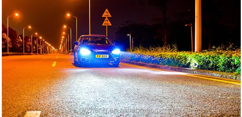 Vland Factory Car Headlights For Lancer EX 2008-2015 LED Light Bar DRL Head Lights Plug And Play