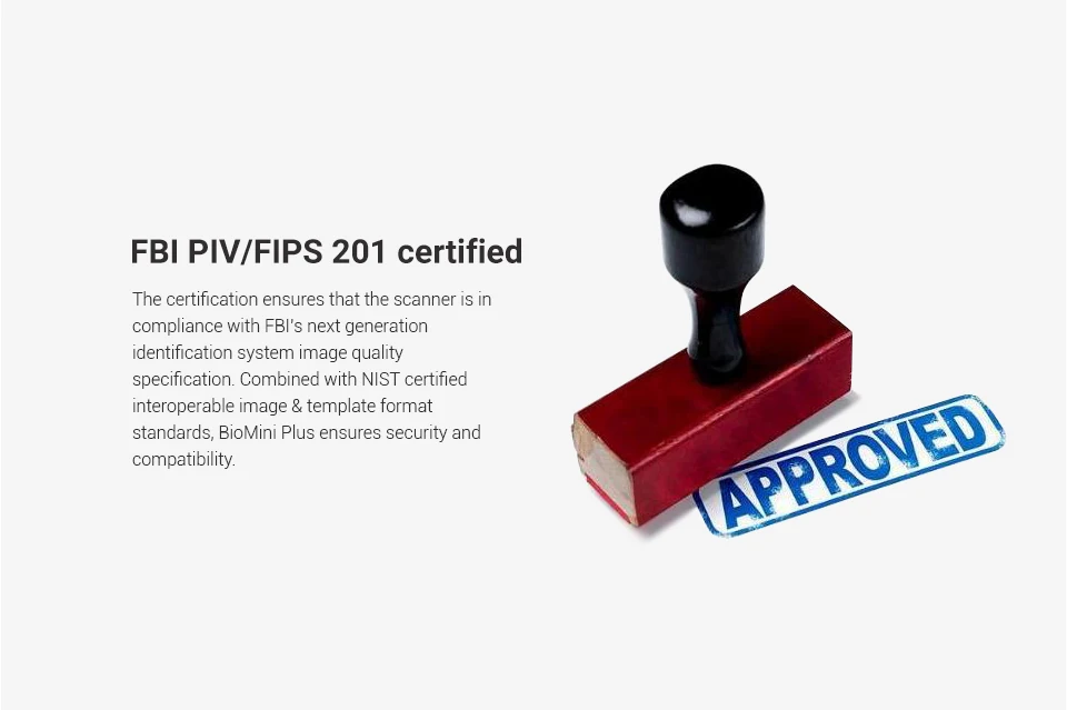 Suprema Biomini Plus - Mini Fingerprint Reader with Face Recognition