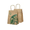 China Manufacturers FSC Certified Grocery Brown Kraft Paper Shopping Packaging Bag With Twisted Handles