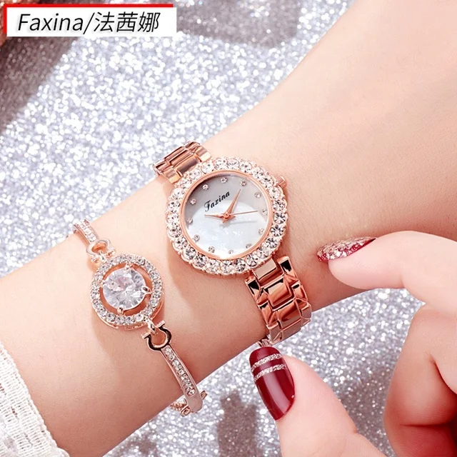 

Fashion Women Watch and Bracelet Gift Set with Factory Price, 2 colors