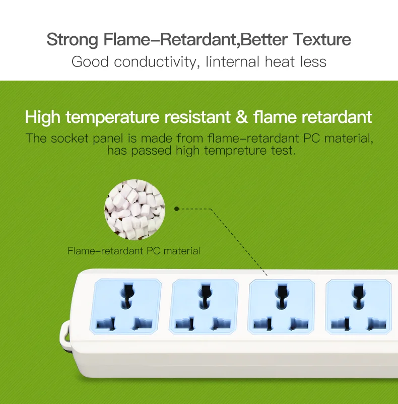 SIASE universal mutil electrical socket extension