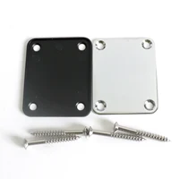 

Guitar parts Chrome Electric Guitar Neck Plate For ST/TL guitar joint with screws and gasket