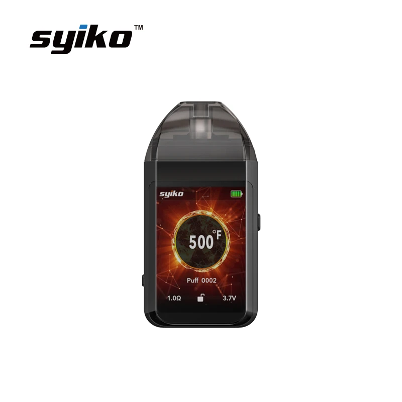 

2019 Syiko New refillable cartridge 2-inch touchscteen vape pod from syiko original manufacturer