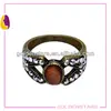 Lovely red big lucky stone finder ring gold for mens 2013 hot selling