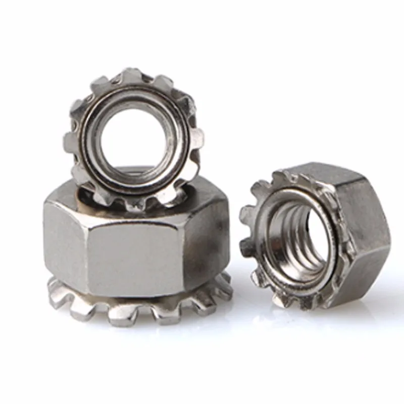 Stainless Steel Ss316 Ss316l Metric Hex Head Toothed Kep Lock Nut Buy