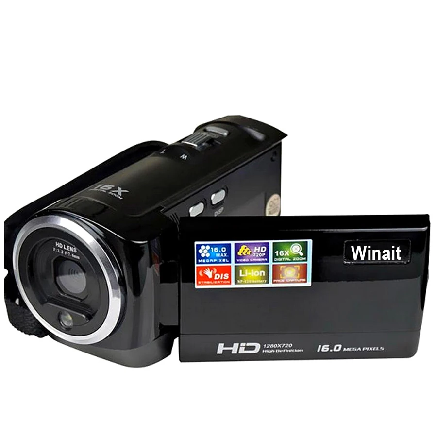 

China cheap HD 720P MINI dv, 16 mega pixels digital video camera, Red and black