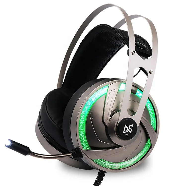 Noise Cancelling  microphone  3.5 mm stereo gaming  headset  Game Headphones with RGB LED light