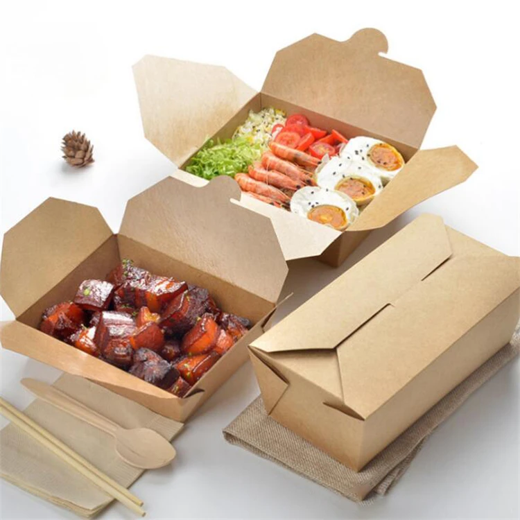 Customized Kraft Paper Fast Food Containers Buy Fast Food Container