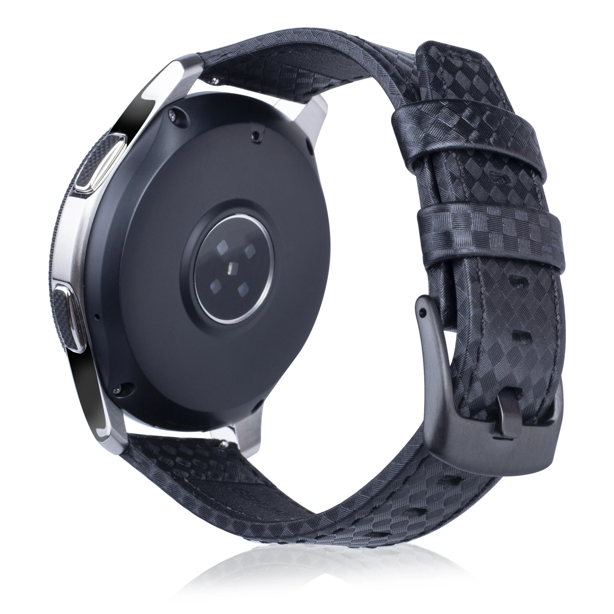 

22mm Carbon Fiber Leather Watch Band Strap for Samsung Galaxy Watch / Gear S3