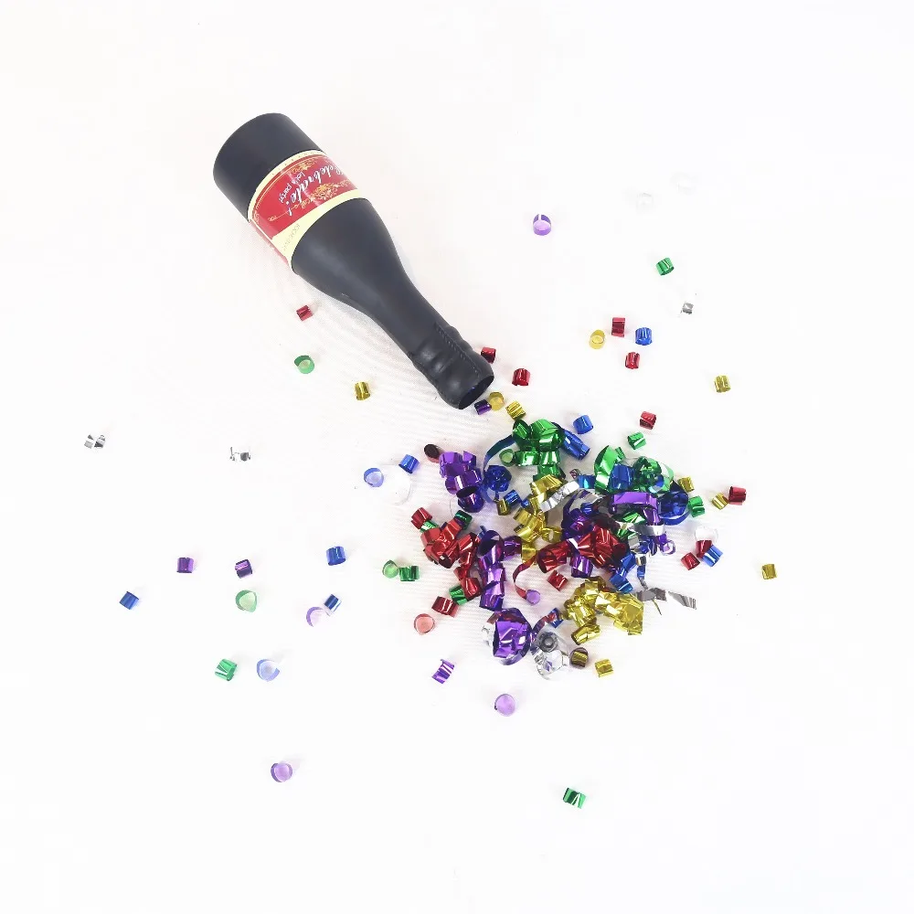 mini champagne bottle party popper