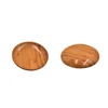 FDA food grade cup sauce round small bamboo mini serving dish