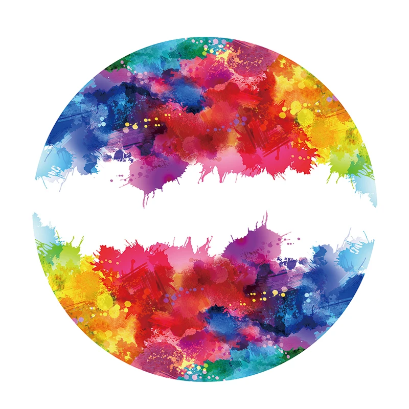 Organic Colorful Soft Round Meditation Pilates Wholesale Yoga Mats Washable