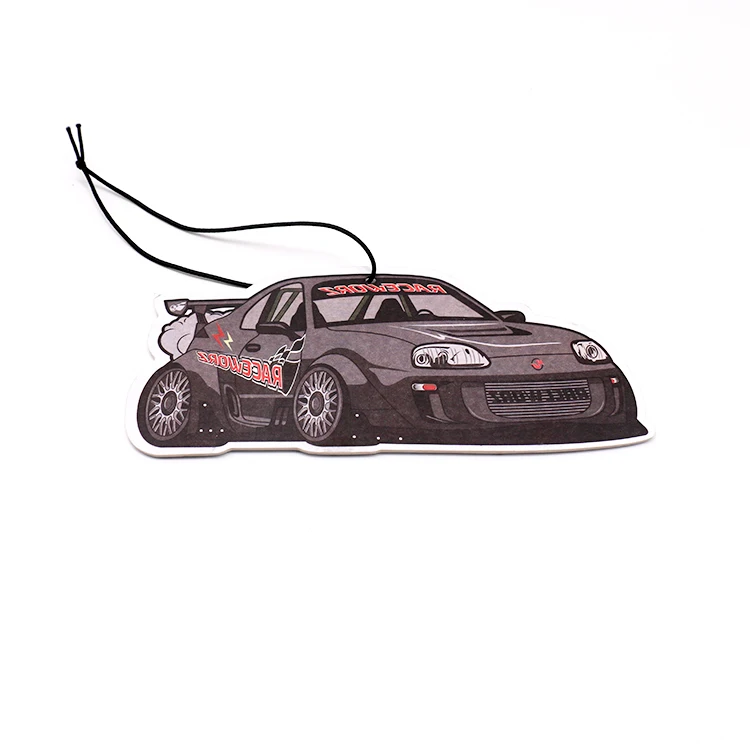 customer hanging air freshener