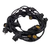 Schuko Plug Outdoor LED String Light With E27 Lamp Holder