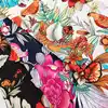 Best price 100% rayon soft casual shirt hawaiian print fabric flower fabric