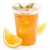Customized Stadium Small Cheap Reusable Pearl Milk Tea 22Oz Folded Plastic Cup