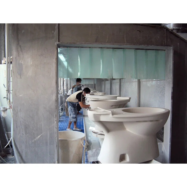 
High quality glazing machine for glazing sanitary ware toilet wash basin cistern 