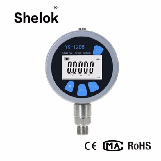 Low power digital pressure gauge