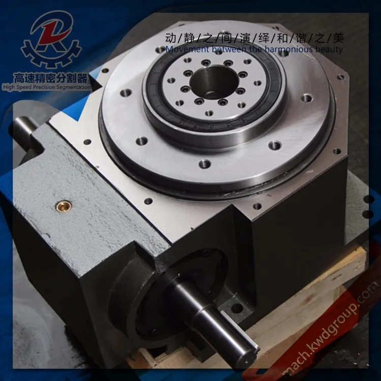 180 DT Series dividing head, Indexing drivers, Cam Indexing