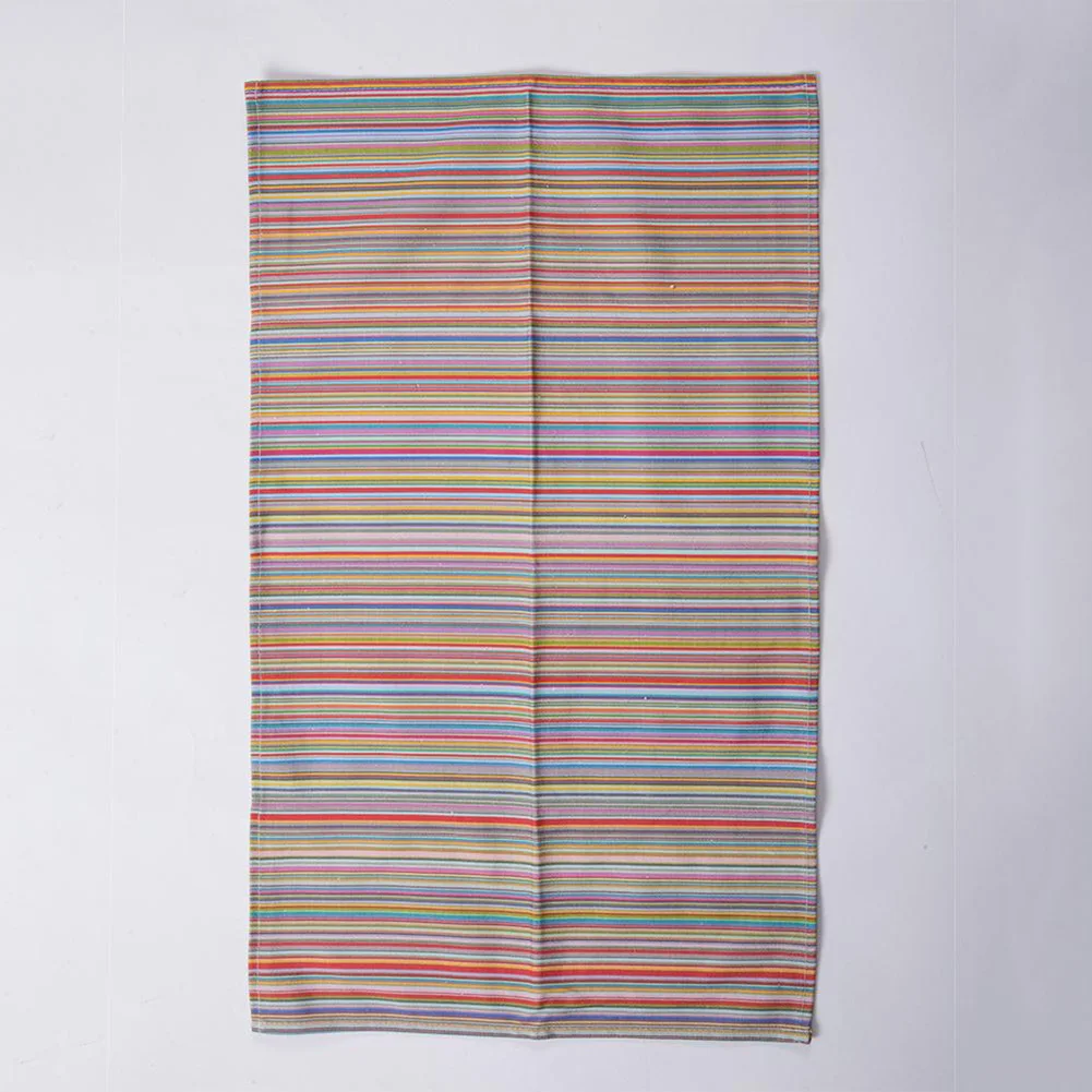 HY Striped Ho<em></em>neycomb Waffle Tea Towel 100% Cotton High Quality