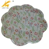 13.5" melamine flower shape tray food grade handle tray