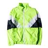Wholesale Retro Mens Nylon Color Block Windbreaker Jacket