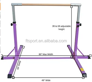China hot sale kids gym horizontal bar manufacturer
