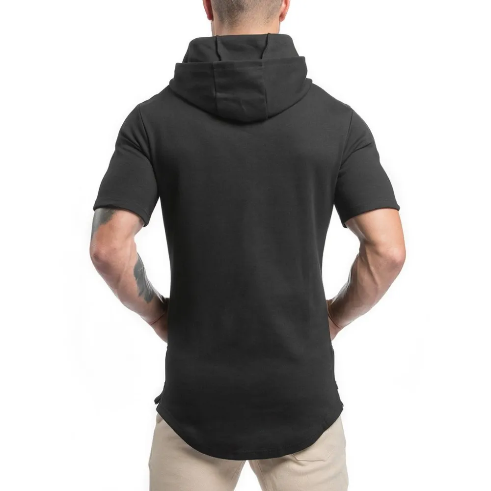 short sleeve hoodie mens